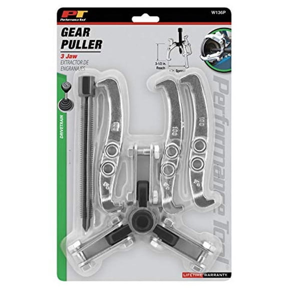 1PK Performance Tool W136P 4-Inch 3 Jaw Gear Puller