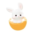 thumbnail image 2 of Uuiauoio 2 Pcs Mini Resin Gnomes Small Gnomes Figurines Miniature Bunny Figurines Easter Egg Miniatures for Tiny Garden Favor Fairy House Potted Plant Terrarium Summer Table Decorations, 2 of 6