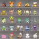 thumbnail image 2 of Figuras de acción de dibujos animados de Pokémon, Yamper, Wooloo, Abra, Gengar, Pikachu, Rowlet, Treecko, Pika, juguetes para niños, regalos qym unisex, 2 of 2