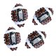 thumbnail image 1 of unbranded Pendientes De Fútbol Con Y Circonitas En Aleación Para Ocasiones Especiales, 1 of 7