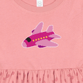 thumbnail image 4 of Inktastic Girls Pink Airplane Pilot Girls Baby Dress, 4 of 5