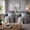 Gray, variant on Delmango 32“ Wide Swivel Accent Chair, Comfy Couch with Cup Holders and Side Pockets, Modern Sofa Chair for Living Room, Bedroom, Corner, Green