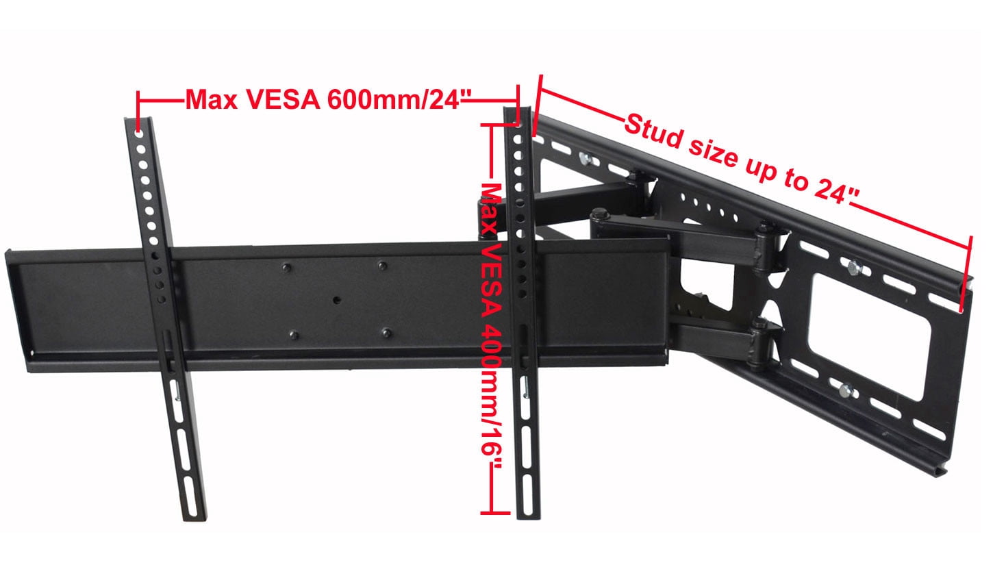 VideoSecu Tilt Swivel Full Motion TV Wall Mount Dual Arm Bracket for Sony Bravia 32 39 40 42 43 46 49 50 55 60" LED LCD Plasma XBR-49X800E XBR-49X900E XBR-55A1E XBR-55X800E XBR-55X900E XBR-55X930D BK7