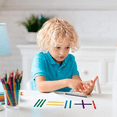 thumbnail image 7 of 500PCS Colorful Popsicles Wooden Rainbow Color Craft Handmade Sticks Six Color Ice Cream Sticks for School Children, 7 of 7