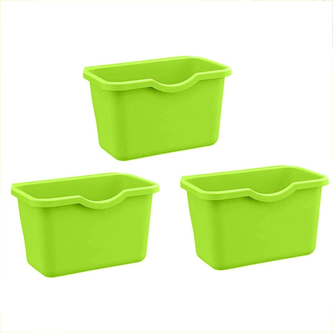 Kitchen Waste Bins Plastic Office Wastebaskets Hanging Under