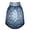 3D Glass Snowflake, variant on Pet Winter Coat Snow Zipper Clothing Cold Weather Dog Vest Warm Puppy Coat Blue Snowflake