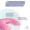 thumbnail image 2 of Almohada para Alimentar bebé Memory Foam Almohada Lactancia Color rosa, 2 of 8