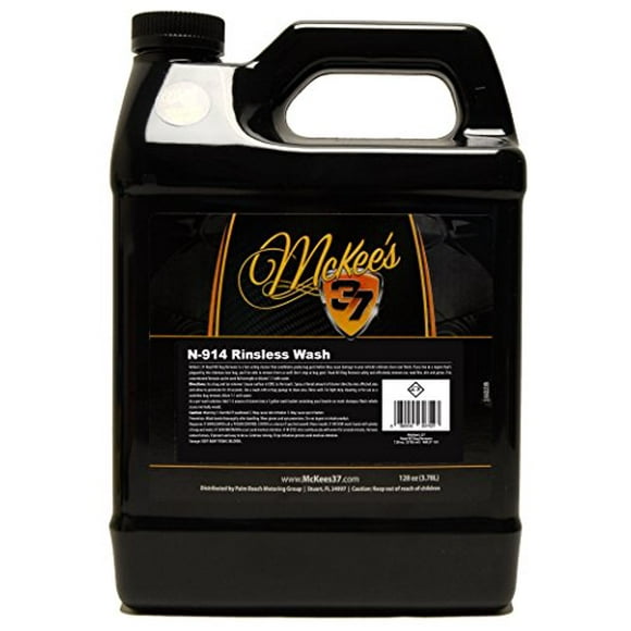 McKee`s 37 MK37-581 N-914 Rinse-Less Waterless Wash, 128 fl. oz