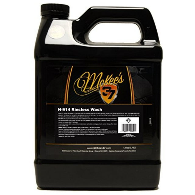 McKee`s 37 MK37-581 N-914 Rinse-Less Waterless Wash, 128 fl. oz