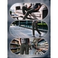 thumbnail image 2 of Busydd Mens Pants Stretch Drawstring Joggers Sweatpants Regular Fit Solid Color Yoga Sweatpants Full Length Open Bottom Gym Trousers Summer Casual Lightweight Lounge Dress Pants with Pockets,M-5XL, 2 of 6