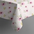 thumbnail image 5 of Pioneer Flower Floral Print Pattern Square Tablecloth, Waterproof Wipeable Spillproof Washable Table Cover for Home Kitchen Party and Daily Decor 52"x52", 5 of 6