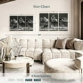 thumbnail image 3 of Elephant Stock Mountainside Moulton Barn Wall Art - Horizontal Multi Panel Canvas - Living Room Wall Decor - Nature Multi Panel - Gray And Black Decor - 45" x 28", 3 of 4