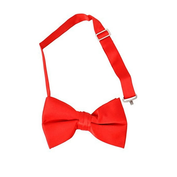 Boy's Poly Satin Banded Bow Ties