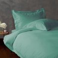 thumbnail image 1 of Alive Pixels Sheet Set Aqua Blue Solid 100 Percent Cotton 4-Pc Sheet Set with 12 Inch Pocket 200TC (Twin, Aqua Blue), 1 of 5