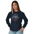 thumbnail image 4 of Fishing American Pride Fisherman Joke Plus Size Long Sleeve Graphic Tee Shirt Brisco Brands 2X, 4 of 5
