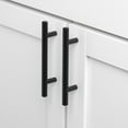 thumbnail image 2 of GlideRite 3-3/4 in. Center Modern Cabinet Bar Pull, Matte Black, Pack of 10, 2 of 3
