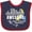 Navy and Red, variant on Inktastic Im Down Right Awesome Down Syndrome Awareness with Arrow Boys or Girls Baby Bib