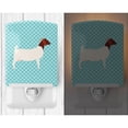 thumbnail image 2 of Caroline's Treasures BB8060CNL Boer Goat Blue Check Ceramic Night Light, 6x4x3", multicolor, 2 of 2