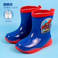 thumbnail image 1 of Botas de lluvia para niños de Disney, impermeables y antideslizantes, niñas, niños, escuela primaria, Princesa, frozen, elsa, lindo dibujo animado, boots190-Insole 18,5 CM Gao Jinjia LED, 1 of 2