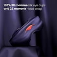 thumbnail image 4 of 2025 Latest Model Manta Silk Mask - 100% Blackout Silky Sleep Mask, 22 Momme, 4 of 5