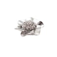 thumbnail image 6 of Women Ring Silver Metal Elastic Band Fashion Flower Rose, 6 of 14