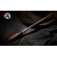 thumbnail image 4 of MITSUMOTO SAKARI 12 inch Japanese Knife Sharpening Honing Rod, Professional Kitchen Knife Sharpener, Japanese High Carbon Round Honing Steel (Sourwood Handle), 4 of 6