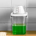 thumbnail image 4 of Liquid Laundry Detergent Dispenser, Laundry Detergent Holder Container, Fabric Softener Dispenser Laundry Room Organization and Storage, Plastic Clear 1100ml, 4 of 5