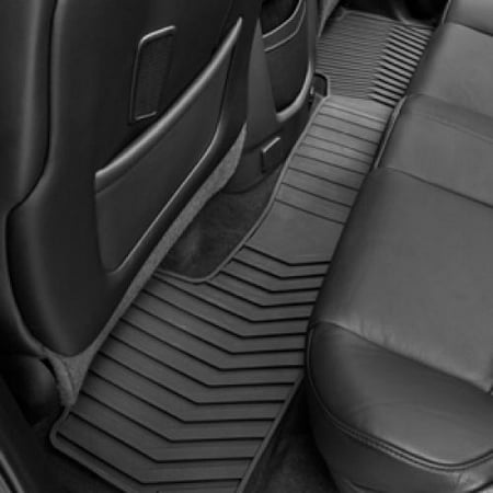 Gm 22971475 Rear Premium All Weather Floor Mat Chevrolet Silverado Gmc Sierra Black W Terrain Tire Tread