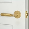 thumbnail image 4 of Viaggio Clomltcon-Reb_Prv_238_Rh Motivo Right Handed Solid Brass Privacy Door Lever Set -, 4 of 7