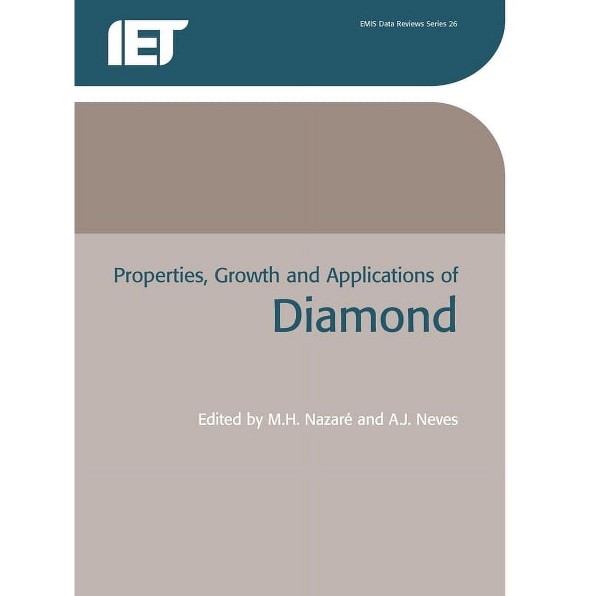 Properties Growth and Applications of Diamond (Paperback)