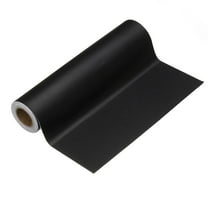 Uxcell Wood Grain Wallpaper Border 8" x 16.4ft Textured Frame Sticker, Matte Black