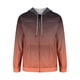 thumbnail image 3 of Sudadera con capucha para hombre, informal, a la moda, con cremallera, estampado degradado, manga larga, sudadera con capucha, blusa de poliéster para hombre, 3 of 4
