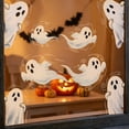 thumbnail image 5 of Halloween Window Clings 8Pcs Cute Ghost Static Decals Reusable Stickers for Glass Party Decor, 5 of 6