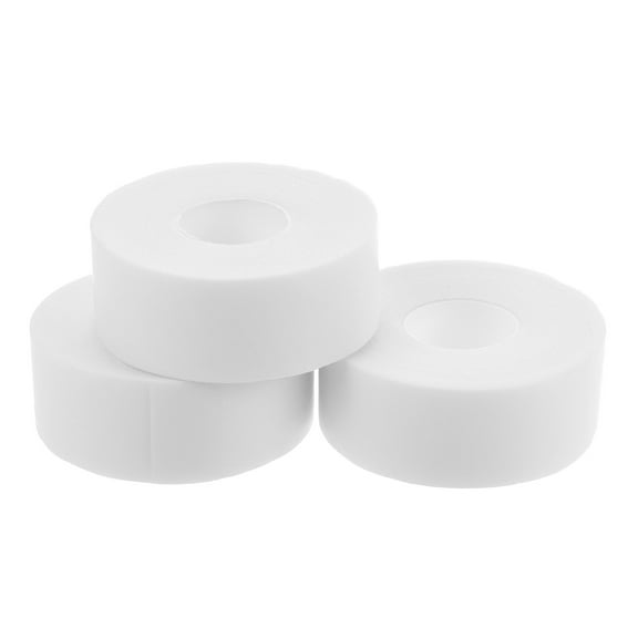 LOLIPPYY Disposable Sweat Pad Collar Protector Self-Adhesive for Shirts and Hats, White, 3 Count Breathable Non-Woven Fabric