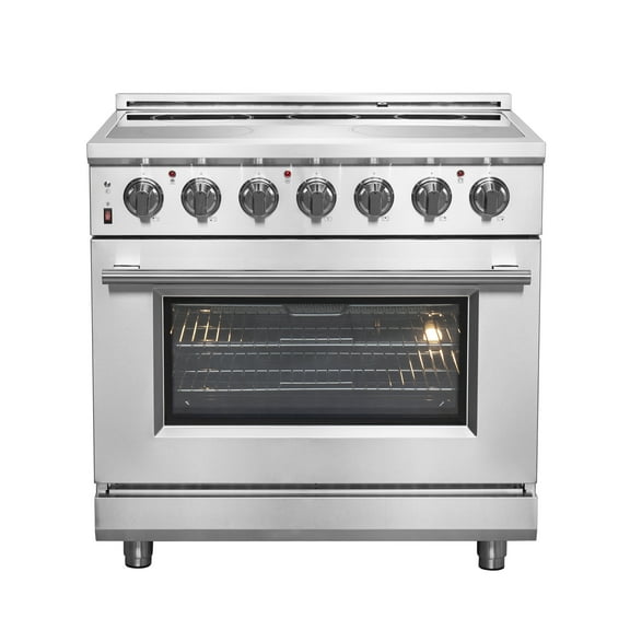 Forno Massimo 36-Inch Freestanding Chef Door Electric Range, True Convection Oven