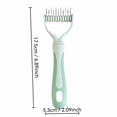 thumbnail image 3 of Pet Detangling Comb, Stainless Steel Dematting Dog Brush with Ergonomic Handle for Mats, Tangles, and Loose Fur, 3 of 6