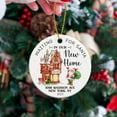 thumbnail image 3 of Personalized New Home Hanging Decor for Xmas Tree, Housewarming Gifts for Couple, Newlywed, Waiting for Santa in Your New Home Ornament, 1st Home Ceramic Ornament, Custom Address & Year Keepsake qMI3, 3 of 6