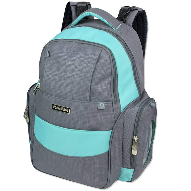 Fisher-Price Skye Diaper Bag Baby Backpack Aqua/Grey - Fisher-Price Baby Diaper Bag & Backpack ...