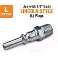thumbnail image 4 of Primefit LC1414FS-B10B Lincoln Steel Coupler 0.25 x 0.25 in. Female - Pack of 10, 4 of 4