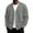 10#Gray, variant on Button Down V-Neck Jacket for Men, Trendy Long Sleeve Solid Color Loose Fit Fall Casual Cozy Streetwear Outerwear Blue 2XL