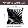 thumbnail image 2 of LALILO Throw Pillow Covers Lines Geometric Modern Contemporary Art Cushion Cover 18" x 18", 2 Pack, 2 of 6