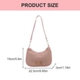 thumbnail image 3 of Elegant PU Leather Shoulder Bag Lightweight Underarm Bags Travel Handbag For Women Daily Commute Casual Daily Use, 3 of 9