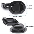 thumbnail image 4 of 2PCS Plastic Recliner Release Pull Handles Oval Plastic Sofa Chair Replacement Parts Without Cable Fits 3mm & 6mm Cables, 4 of 6