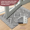 thumbnail image 2 of 6'x9' Area Rug for Living Room,Machine Washable Moroccan Farmhouse Rug,Soft Faux Wool Low-Pile Carpet for Bedroom,Grey, 2 of 4
