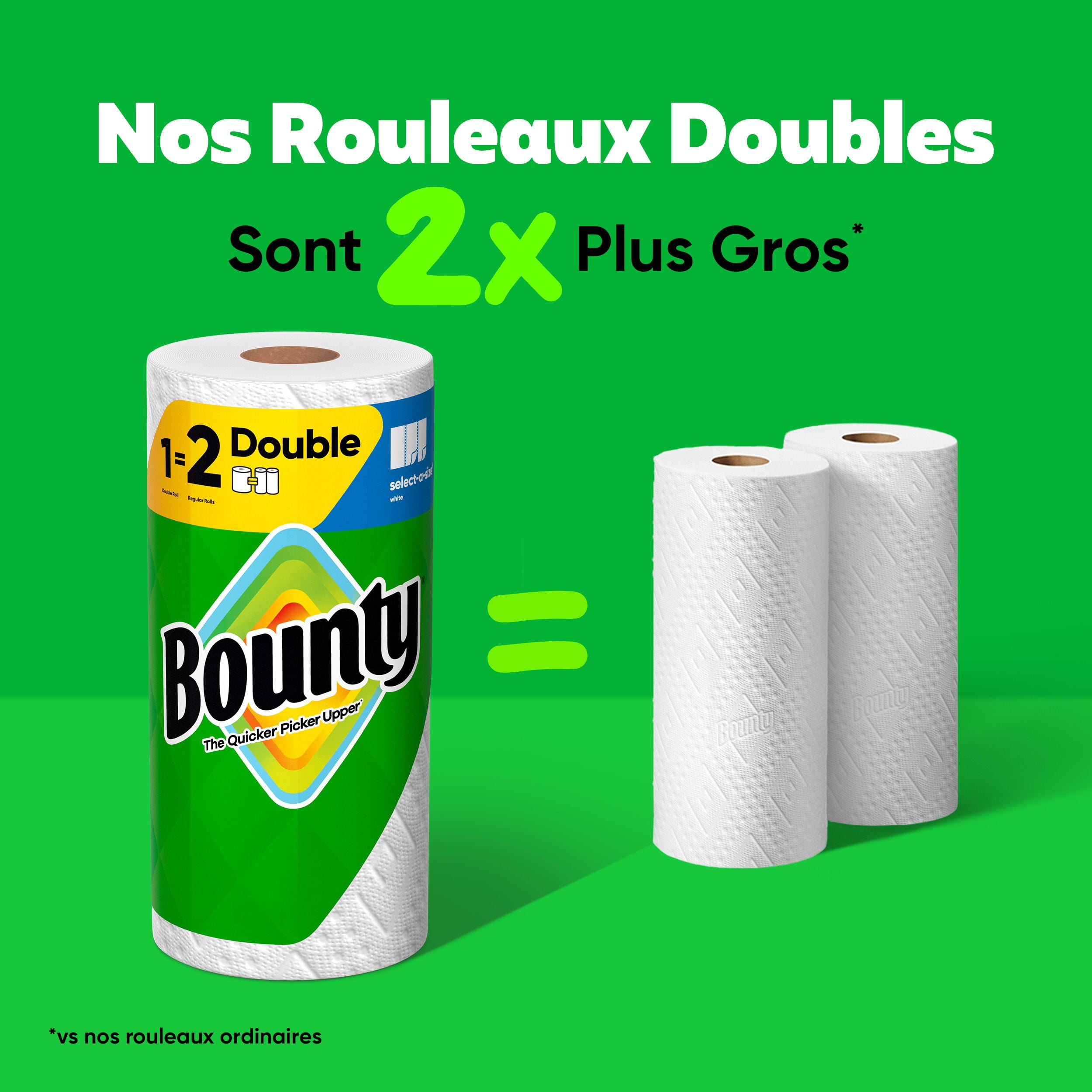 Bounty Paper Towels Select-A-Size White, 4 Double Rolls Per Roll, 4CT