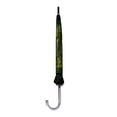 thumbnail image 3 of Paraguas Sombrilla Importadora La Merced Grande Mango Curvo Verde Militar Flores Tela Resistente Plegable Semiautomático, 3 of 4