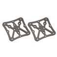 thumbnail image 3 of Convertidores de plataforma pequeños para ciclismo, adaptadores de pedales de bicicleta de carretera de aluminio negro, 3 of 8