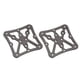 thumbnail image 3 of Convertidores de plataforma pequeños para ciclismo, adaptadores de pedales de bicicleta de carretera de aluminio negro, 3 of 8