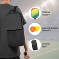 thumbnail image 2 of Pickleball Paddles Set Of 1, Fiberglass Surface, Vibrant Rainbow Print, 1 Paddle, 2 Balls & Bag, 2 of 5