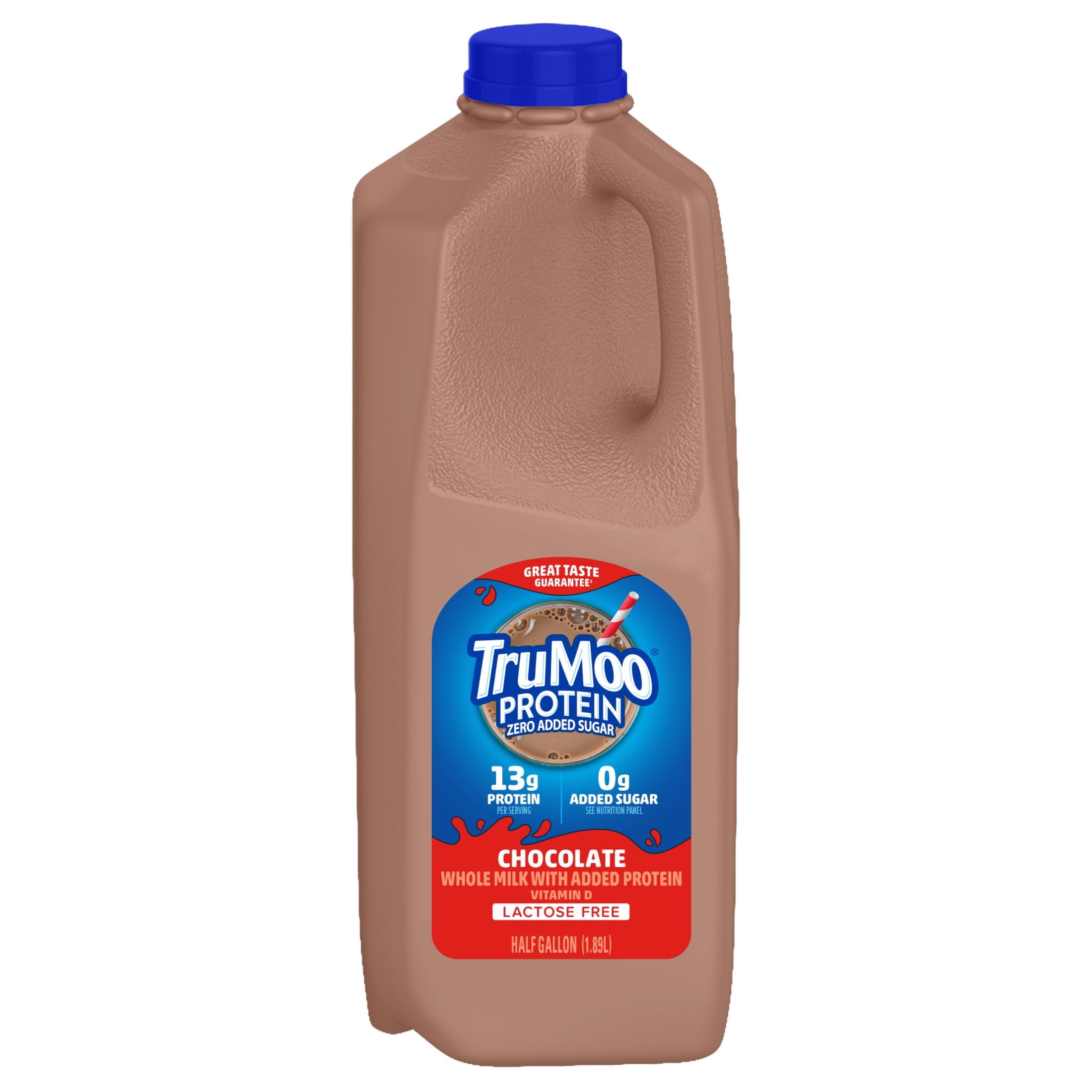 TruMoo Protein Ultra-Pasteurized Lactose Free Whole Chocolate Milk Half Gallon
